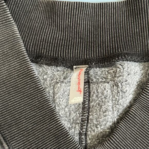 Free People Movement Intercept Washed Black Romper - Picture 7 of 7